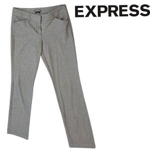 Express Editor Dress Pants Womens 2R Black White Career Work Ankle